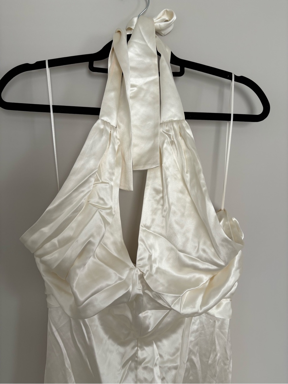 Reformation Ivory Satin Slip Gown - Picture 4 of 11